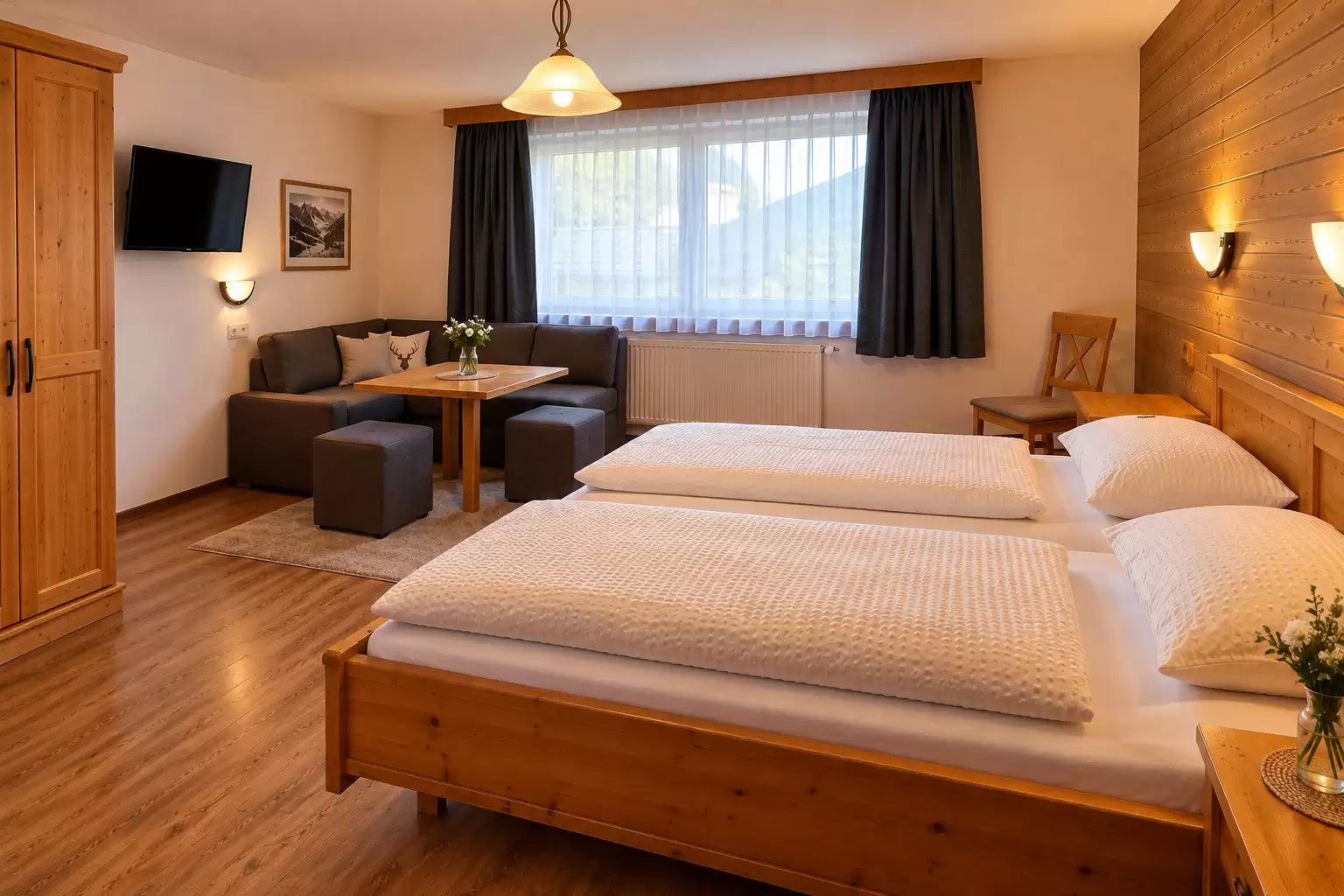 Doppelzimmer Lechblick ohne Balkon